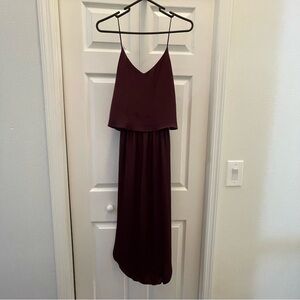 H&M Maroon Dress Size 2